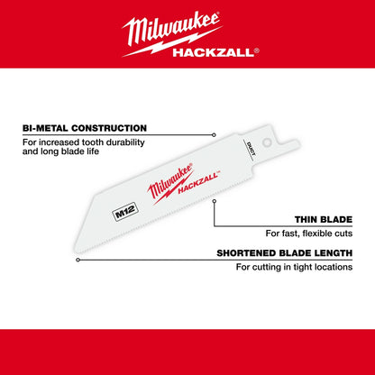 4" 24 TPI SAWZALL®  Blade for Duct (5 PK)