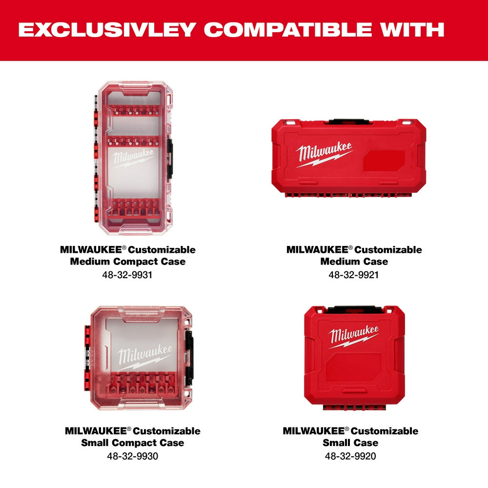 Small & Medium Case Rows for Impact Driver Accessories (5 PK)