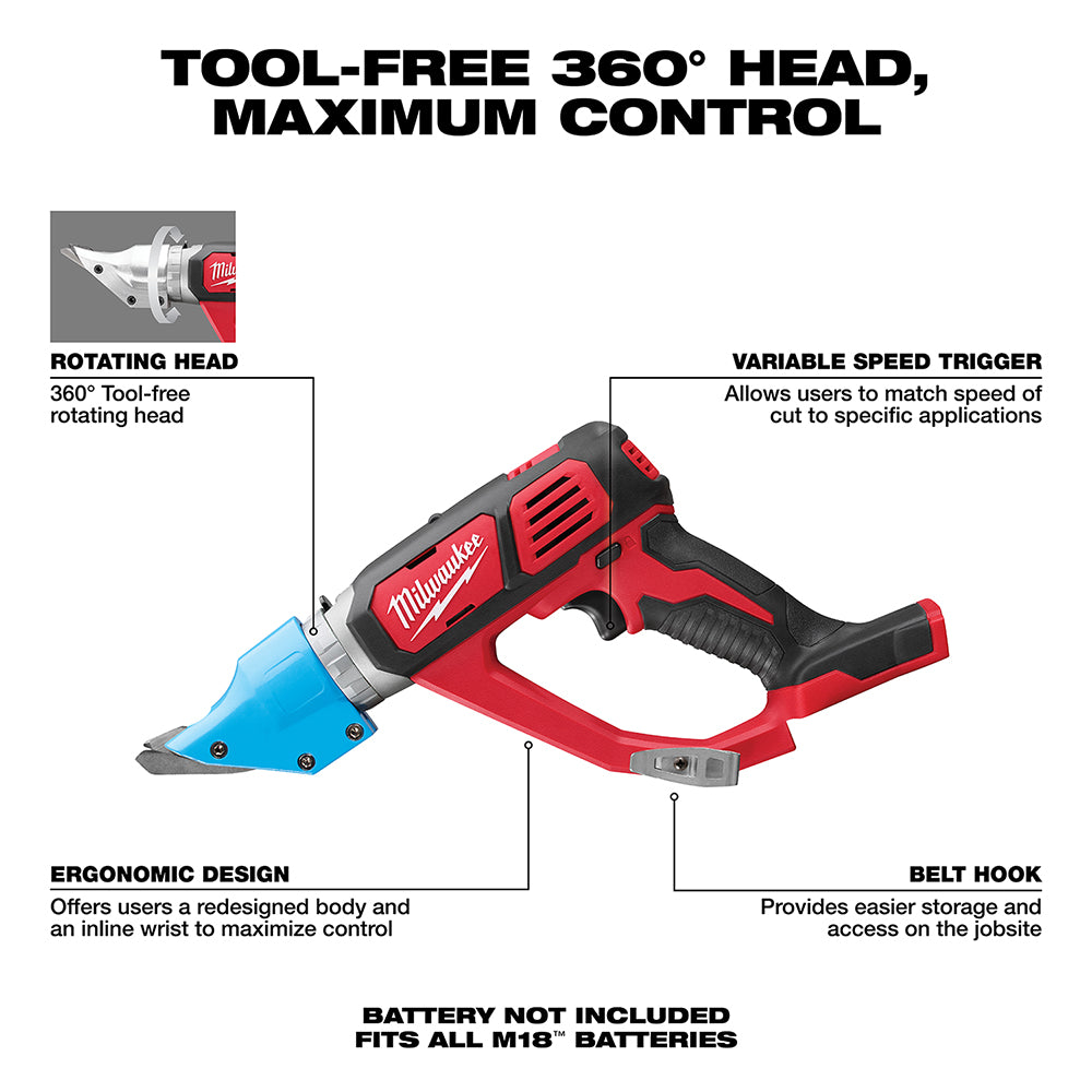 M18™ Cordless 14 Gauge Double Cut Shear