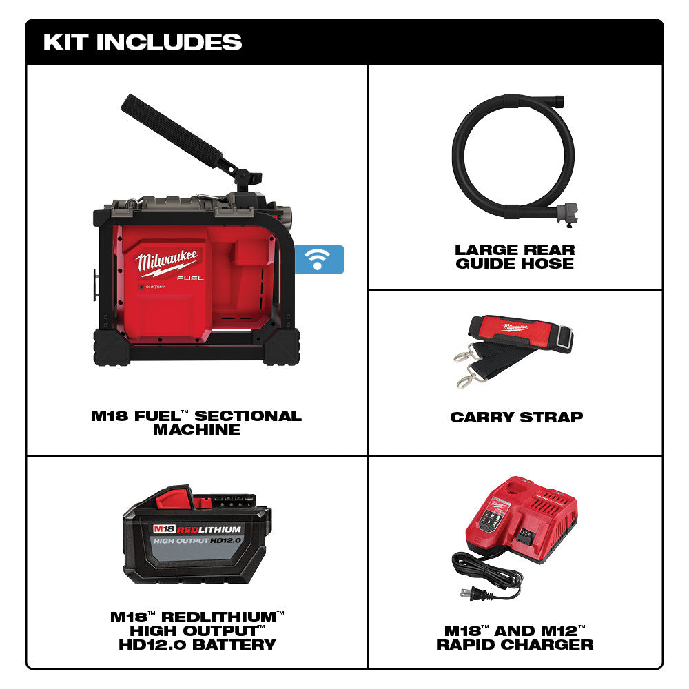 M18 FUEL™ Sectional Machine for 5/8 In. & 7/8 In. Cable
