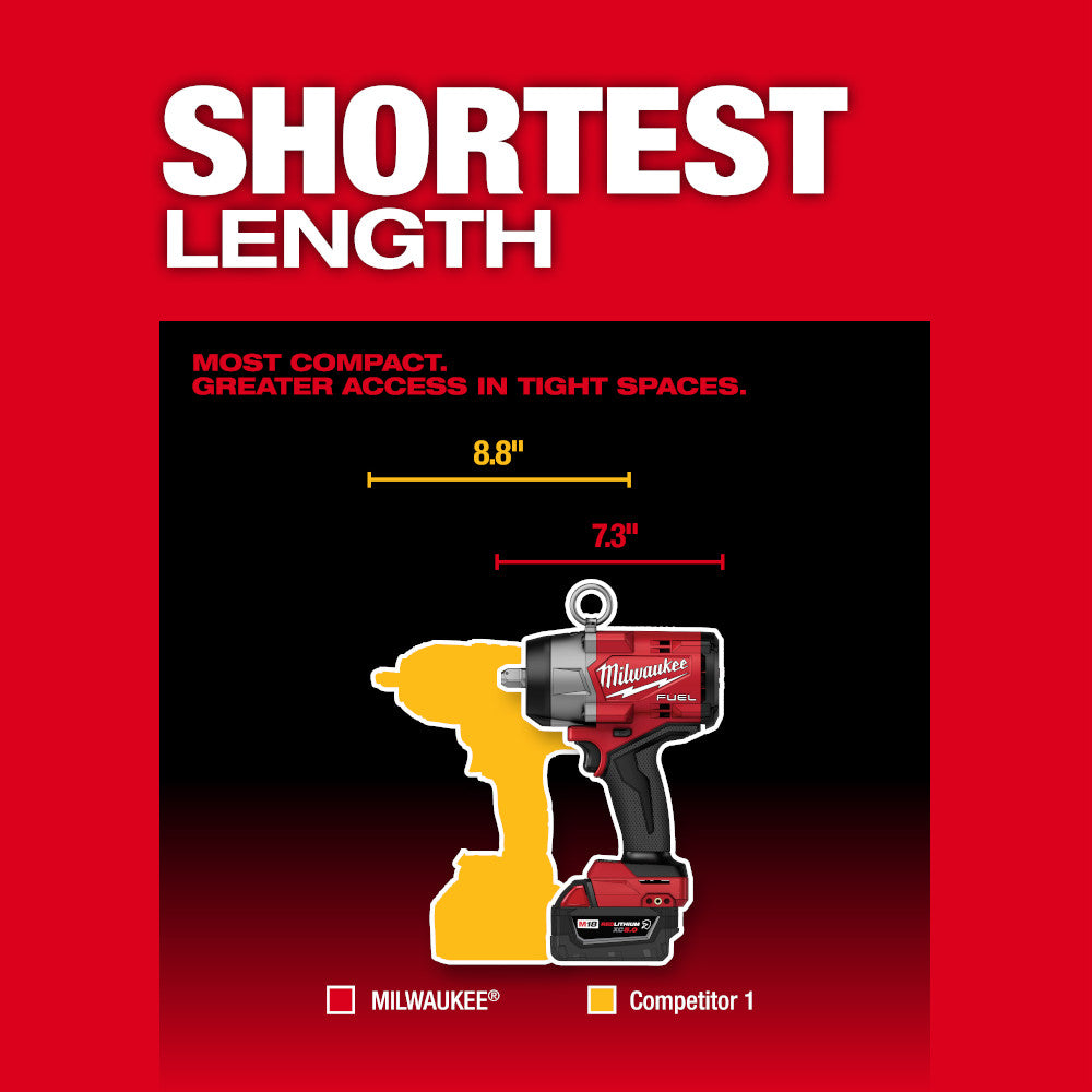 M18 FUEL™ 1/2" High Torque Impact Wrench w/ Pin Detent Kit