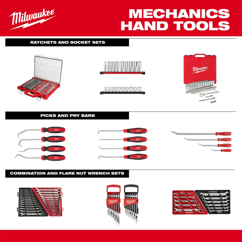6pc Double End Flare Nut Wrench Set - Metric