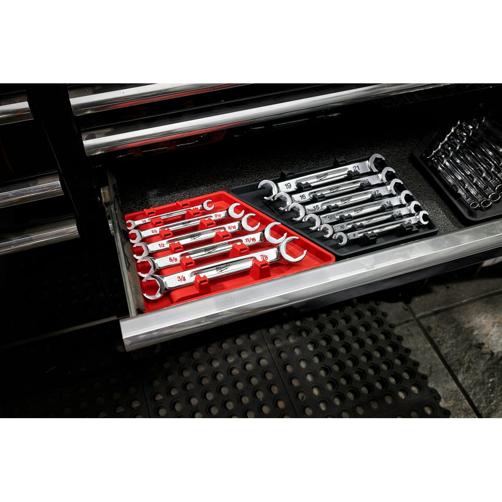 6pc Double End Flare Nut Wrench Set - Metric