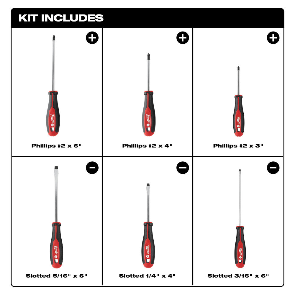 6pc Screwdriver Kit