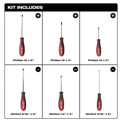 6pc Screwdriver Kit