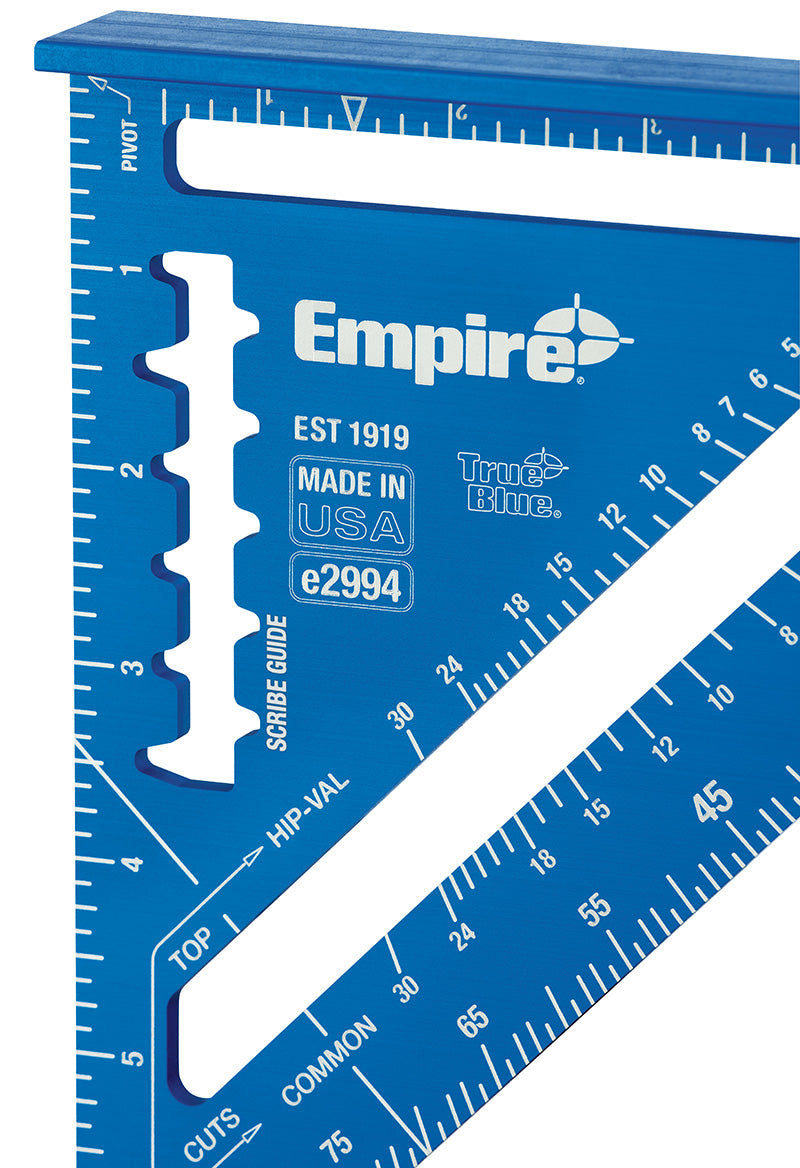 7 in. True Blue® Laser Etched Rafter Square
