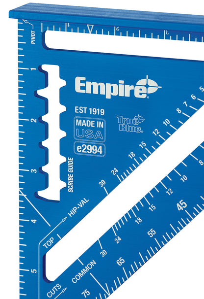 7 in. True Blue® Laser Etched Rafter Square