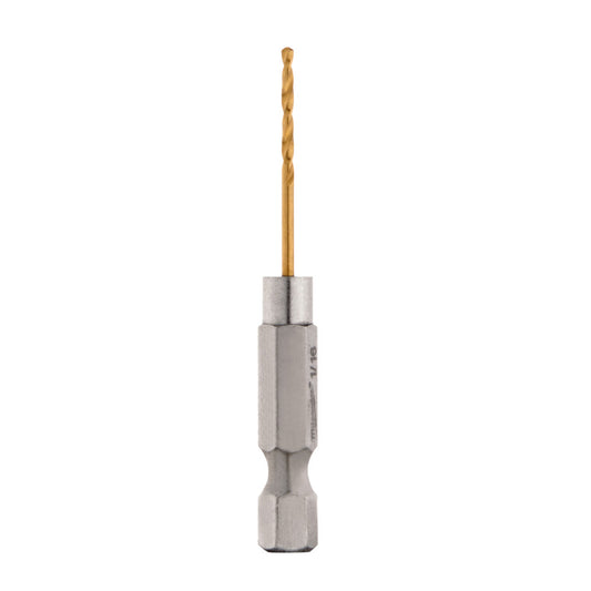 1/16" SHOCKWAVE™ Impact Duty RED HELIX™ Titanium Drill Bit