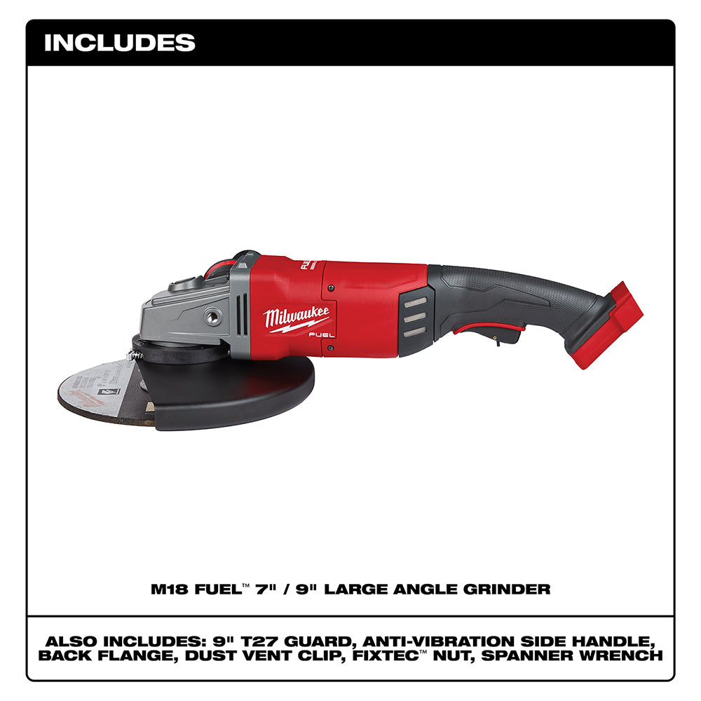 M18 FUEL™ 7 in. / 9 in. Large Angle Grinder