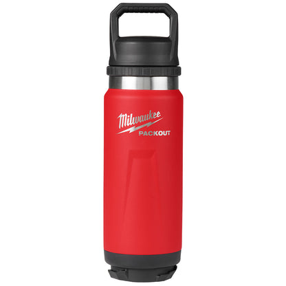 PACKOUT™ 24oz Insulated Bottle with Chug Lid - Red