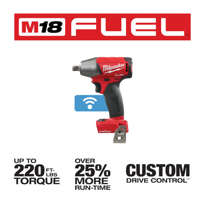 M18 FUEL™ 1/2 in. Compact Impact Wrench w/ Friction Ring with ONE-KEY™