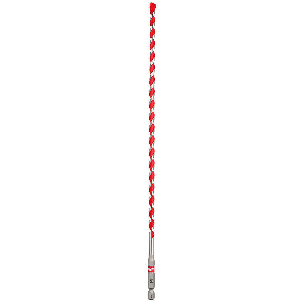 1/4" x 10" x 12" SHOCKWAVE™ Impact Duty Carbide Hammer Drill Bit