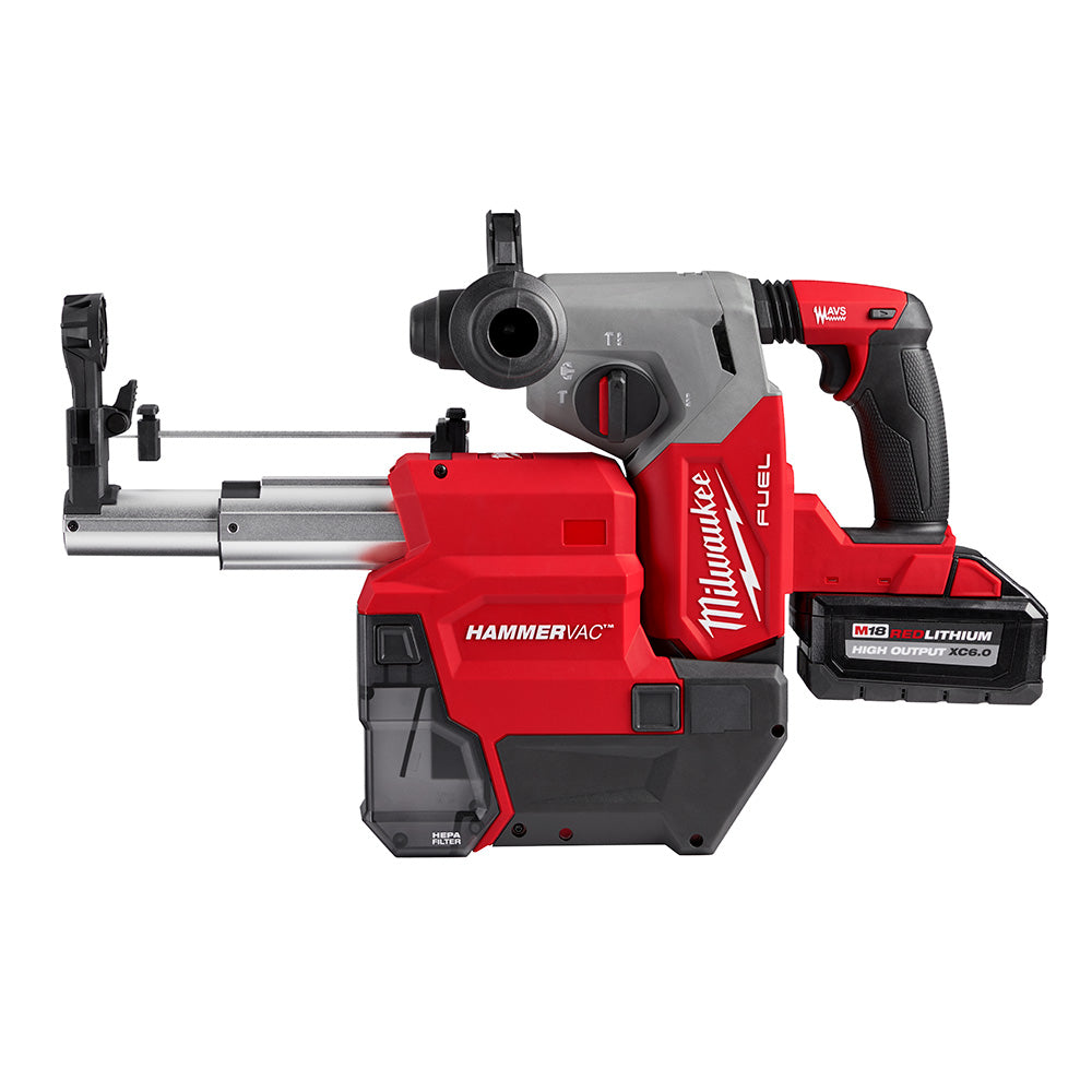 M18 FUEL™ 1 in SDS Plus Rotary Hammer with Dust Extractor Kit
