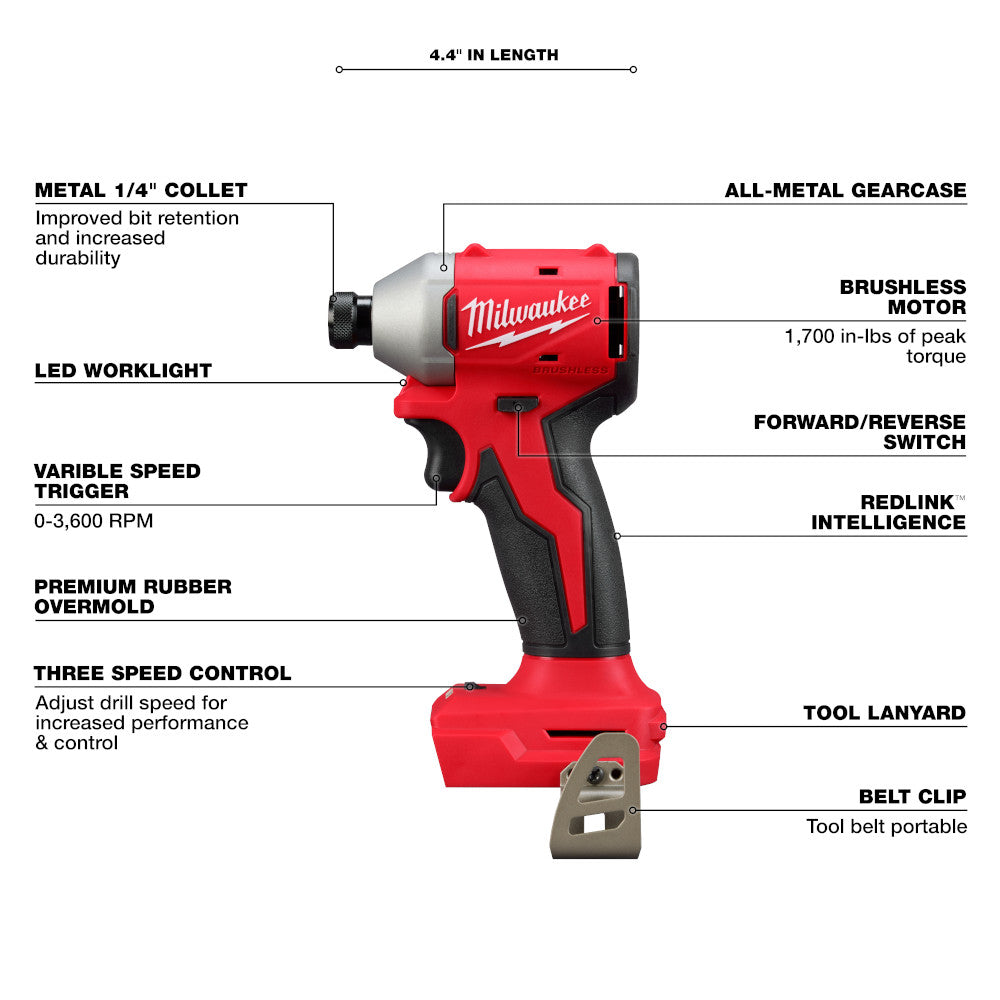 M18™ Compact Brushless 2-Tool Combo Kit