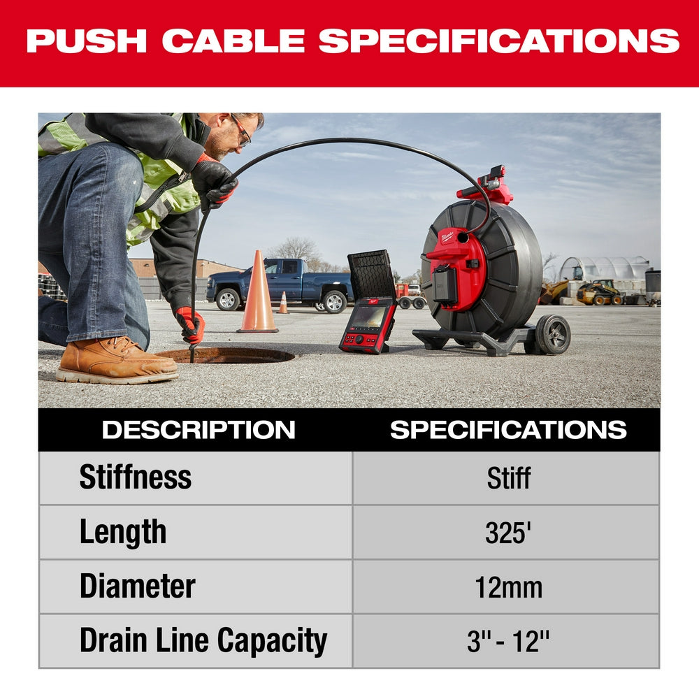 M18™ 325' Stiff Pipeline Inspection Reel