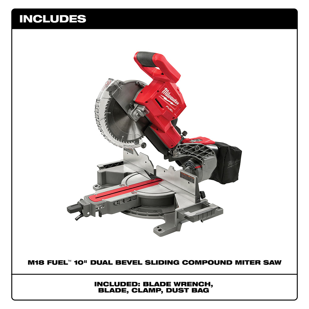 M18 FUEL™ Dual Bevel Sliding Compound Miter Saw