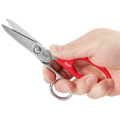 Electrician Scissors with Extended Handle