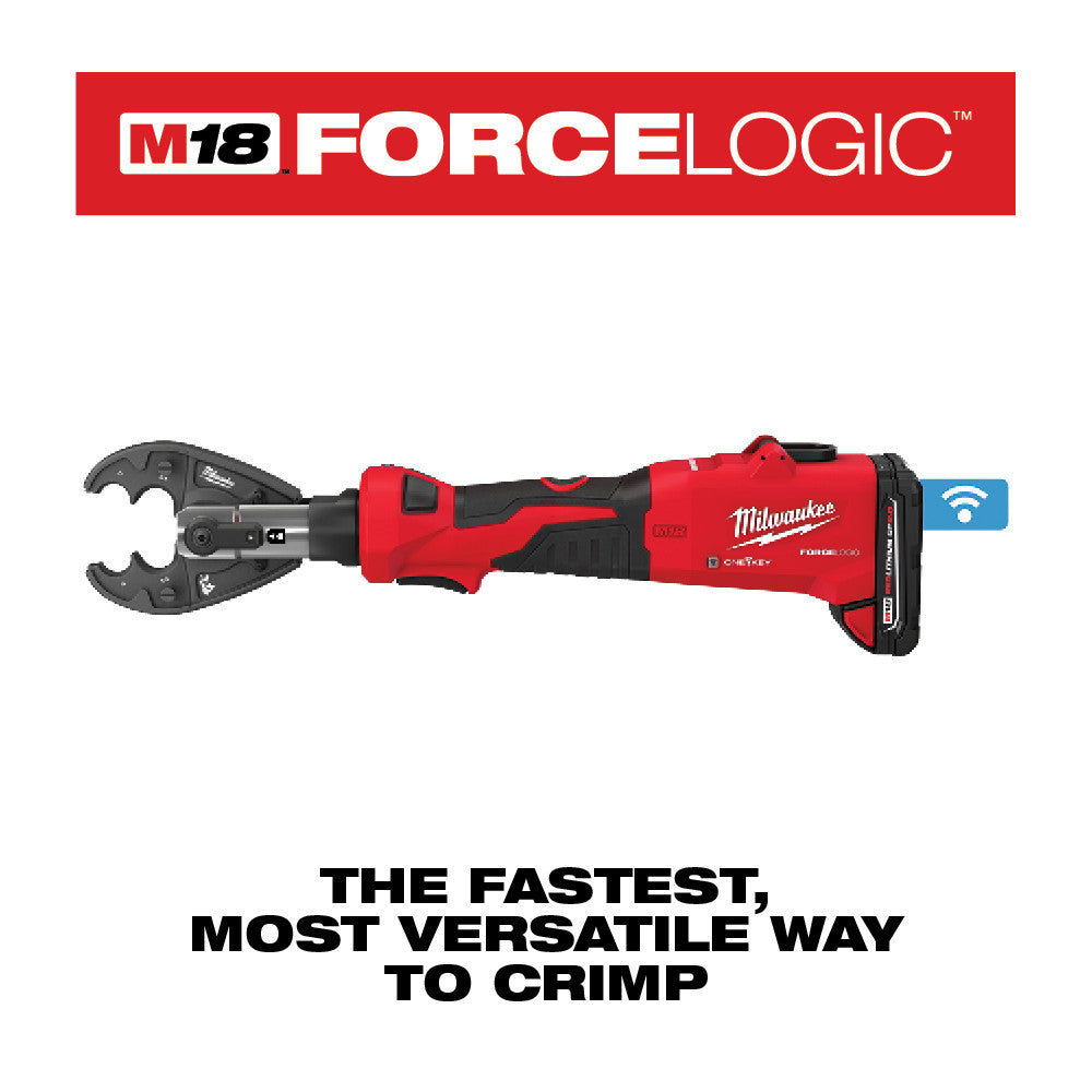 M18™ FORCE LOGIC™ 6T Linear Utility Crimper Kit w/ O-D3 Jaw
