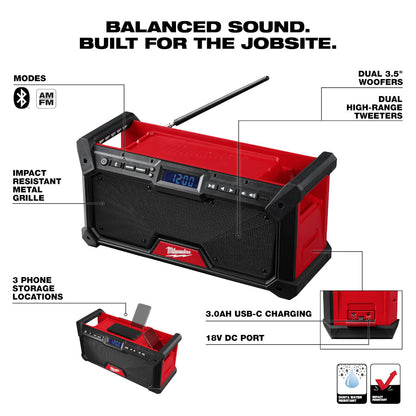 M18™ Bluetooth® Jobsite Radio