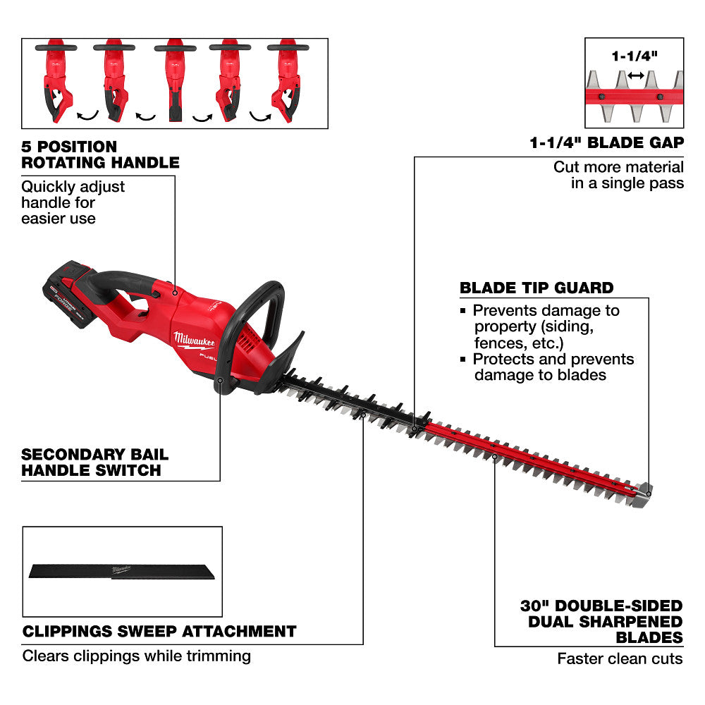 M18 FUEL™ 30" Hedge Trimmer Kit