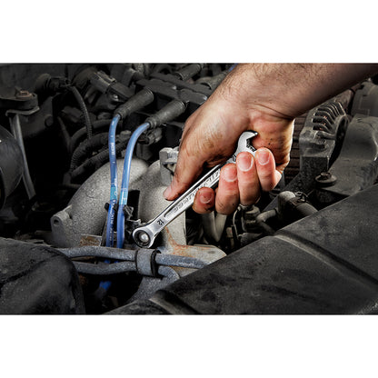 7pc Ratcheting Combination Wrench Set - Metric