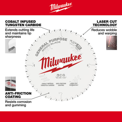 8-1/2" 40T General Purpose Circular Saw Blade