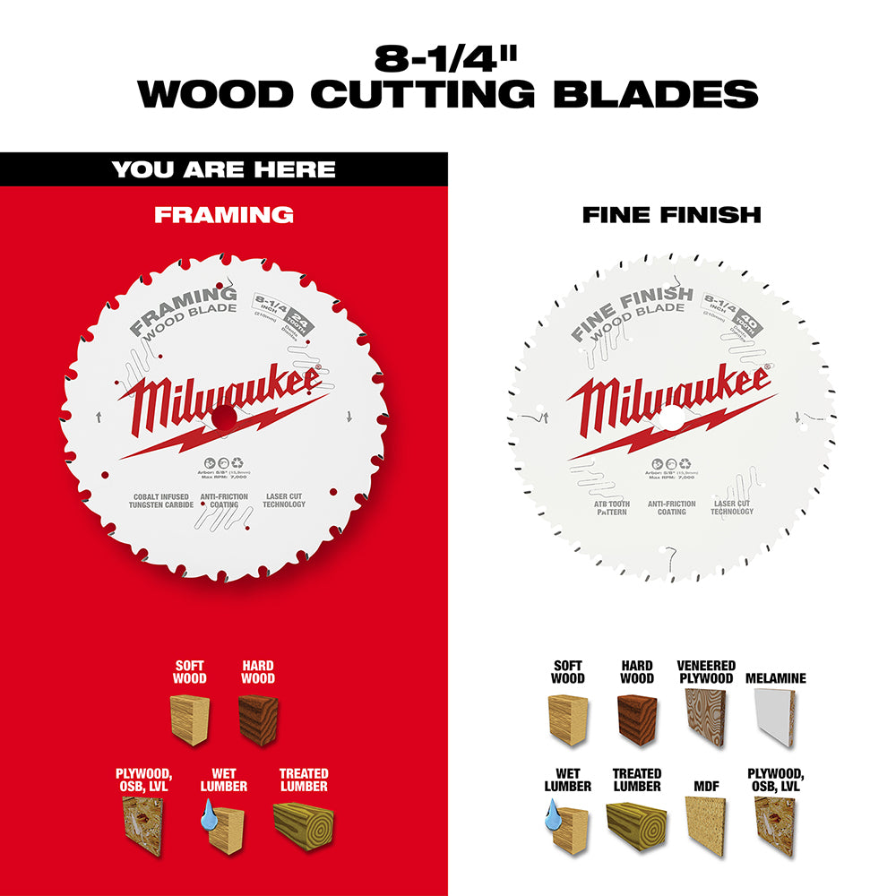 8-1/4" 24T Framing Circular Saw Blade