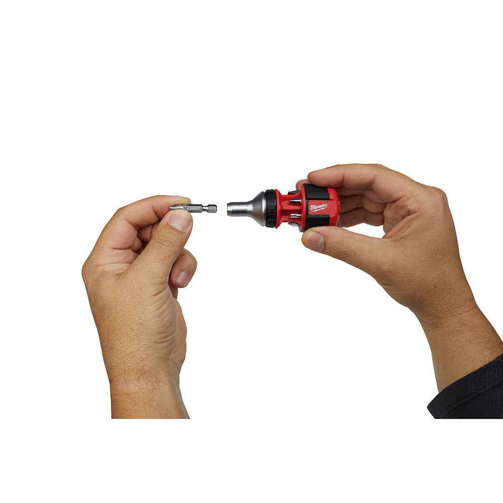 8-in-1 Compact Ratcheting Multi-Bit Driver