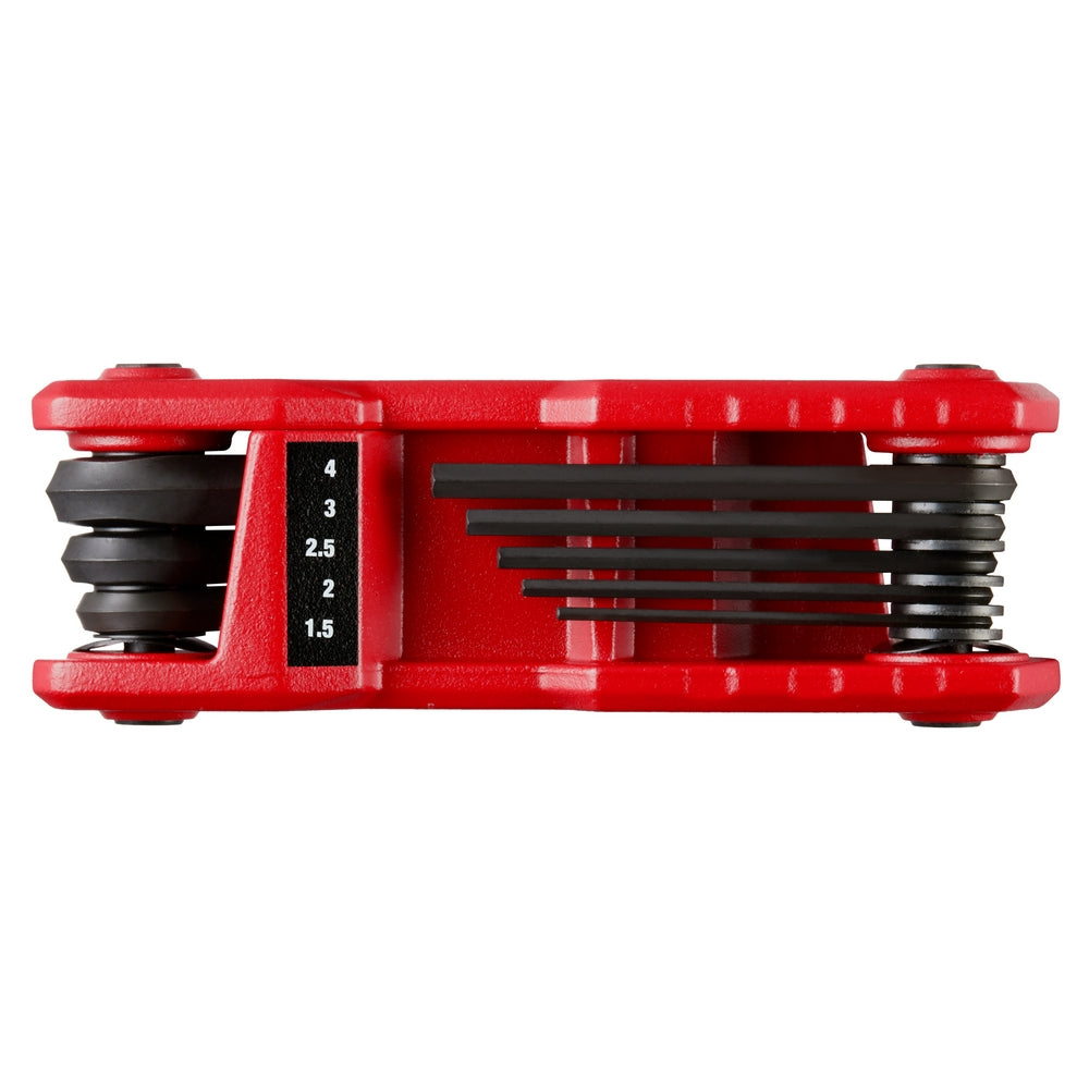 8-Key Folding Hex Key Set - Metric