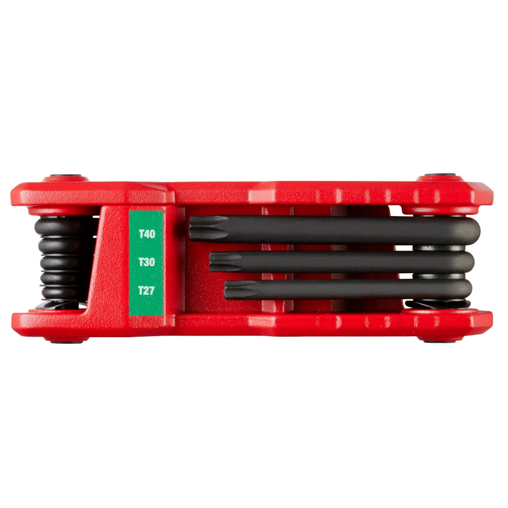 8-Key Folding Hex Key Set - Torx