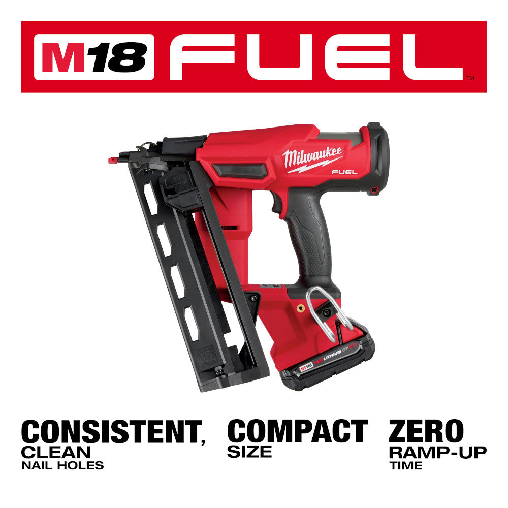 M18 FUEL™ 16 Gauge Angled Finish Nailer Kit