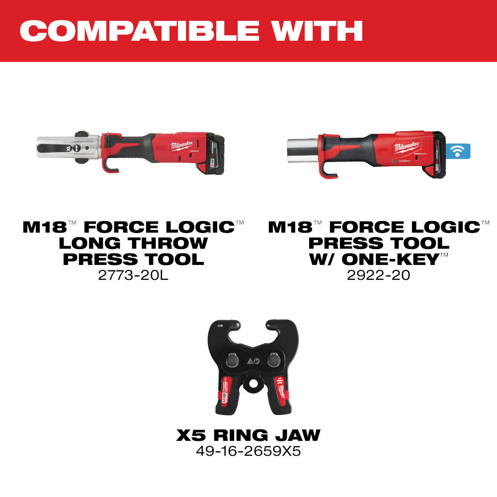 2" IPS-P Pivoting Press Ring for M18™ FORCE LOGIC™ Press Tools
