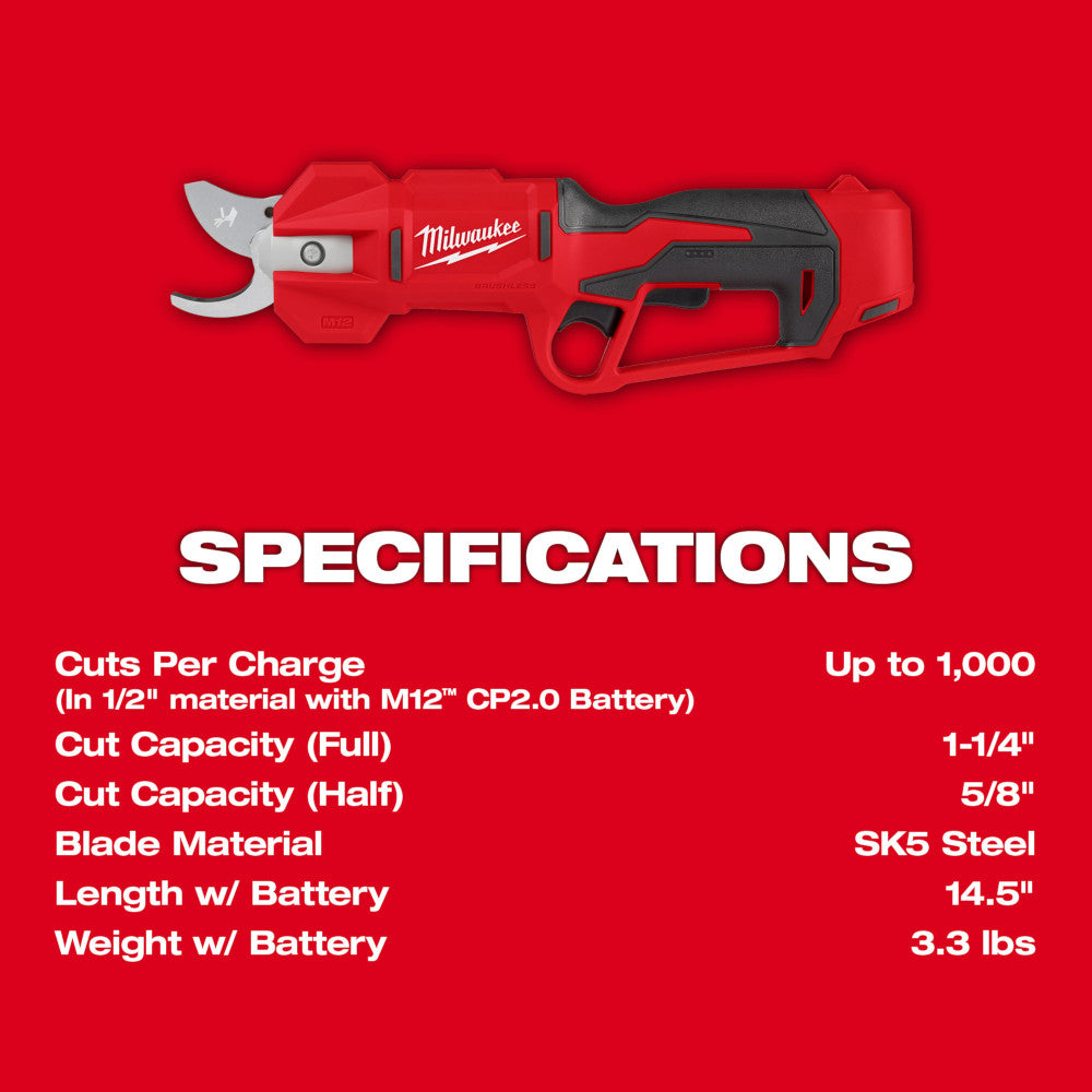 M12™ Brushless Pruning Shears Kit