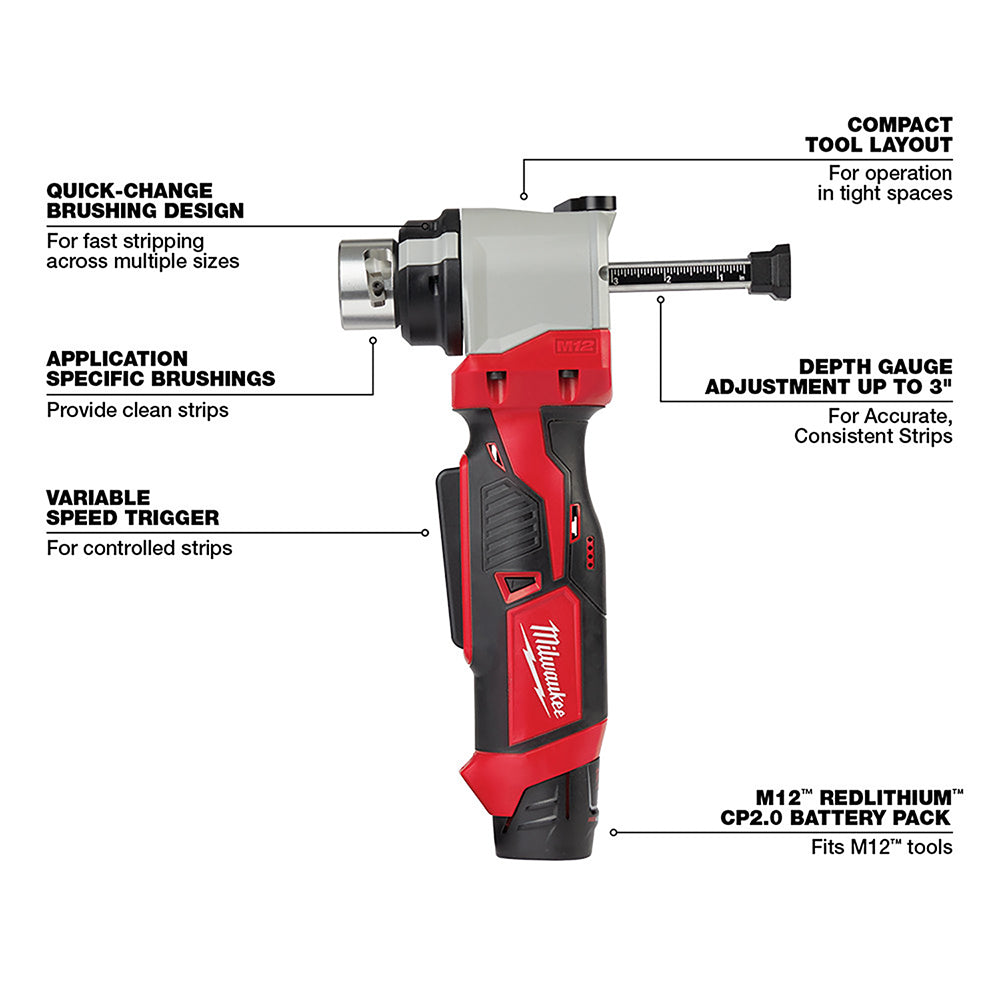 M12™ Cable Stripper Kit for Cu RHW/RHH/USE