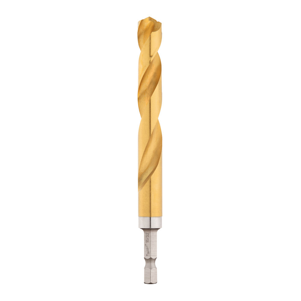 15/32" SHOCKWAVE™ Impact Duty RED HELIX™ Titanium Drill Bit