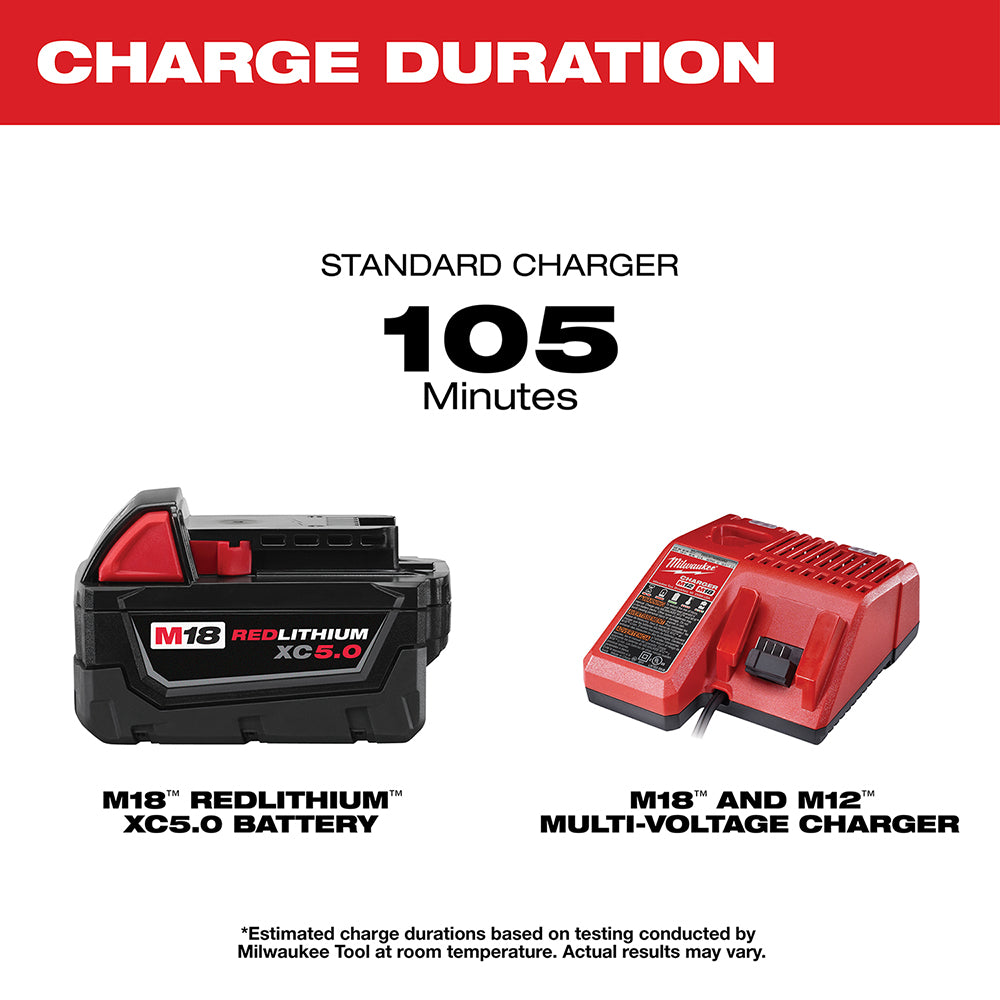 M18™ REDLITHIUM™ XC 5.0Ah Battery and Charger Starter Kit