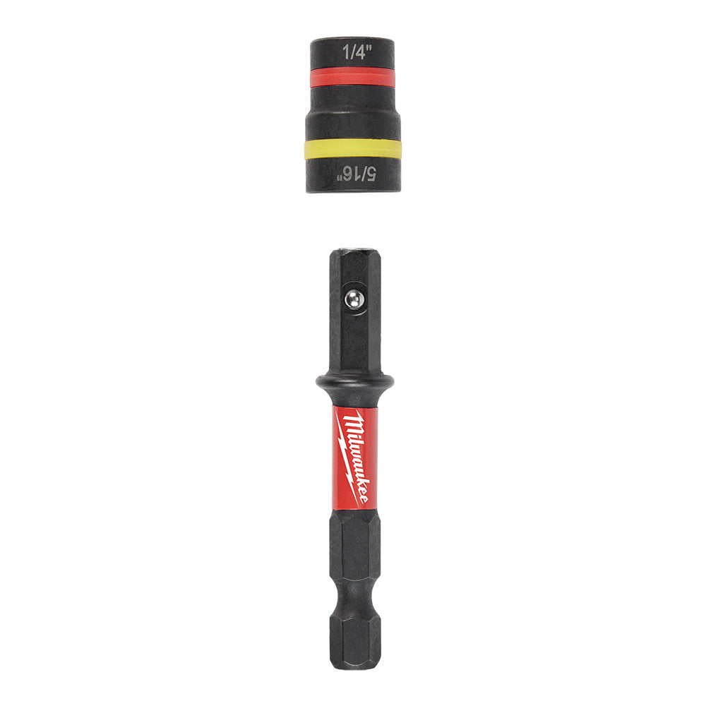 SHOCKWAVE™ Impact Duty 1/4" and 5/16" x 2-1/4" QUIK-CLEAR™ 2-in-1 Magnetic Nut Driver Bulk 25