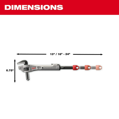 CHEATER™ Aluminum Offset Adaptable Pipe Wrench