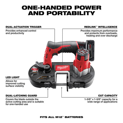 M12™ Cordless Sub-Compact Band Saw Kit