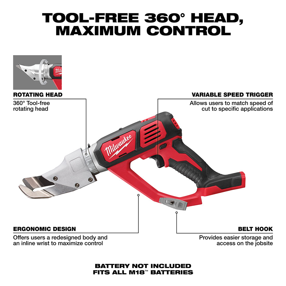 M18™ Cordless 18 Gauge Single Cut Shear