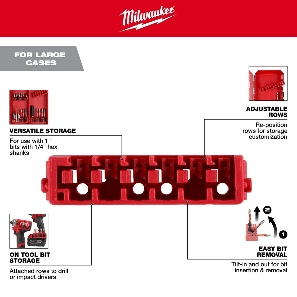 Large Case Rows for Insert Bit Accessories (5 PK)