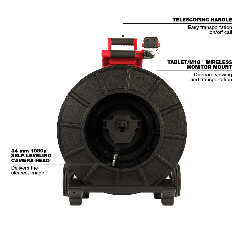 M18™ 200 ft Pipeline Inspection Reel