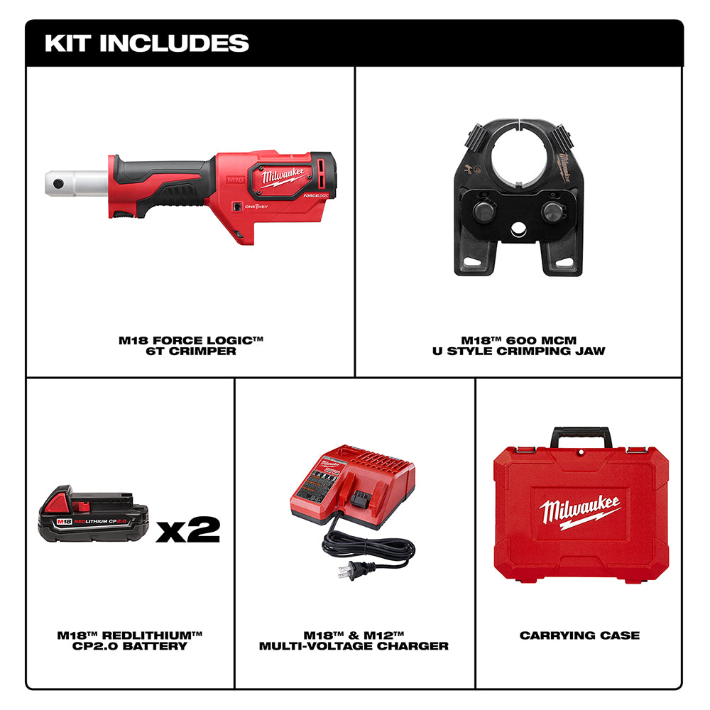 M18™ FORCE LOGIC™ 600 MCM Crimper