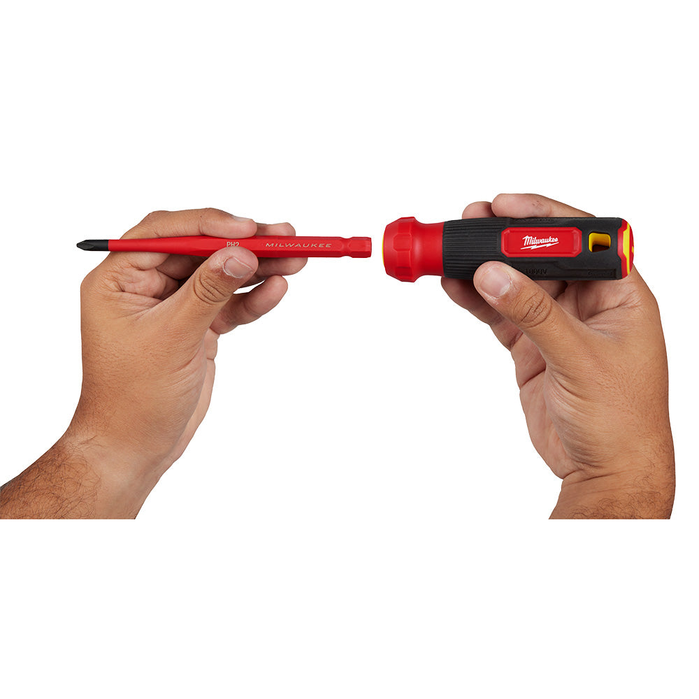 8-in-1 1000V Insulated Slim Tip Multi-Bit Screwdriver