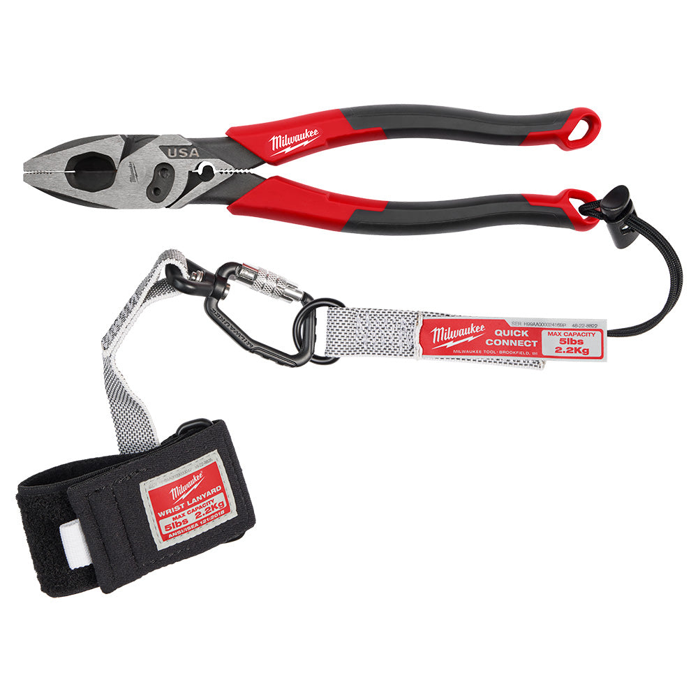 9" Lineman's Comfort Grip Pliers w/ Crimper and Bolt Cutter (USA)