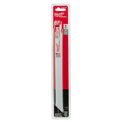 9" 14 TPI SAWZALL® Blade for Medium Metal (5 PK)
