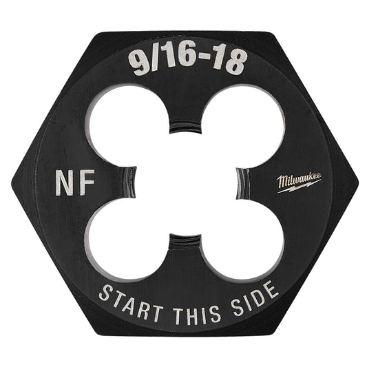 9/16"-18 NF 1-7/16" Hex Threading Die