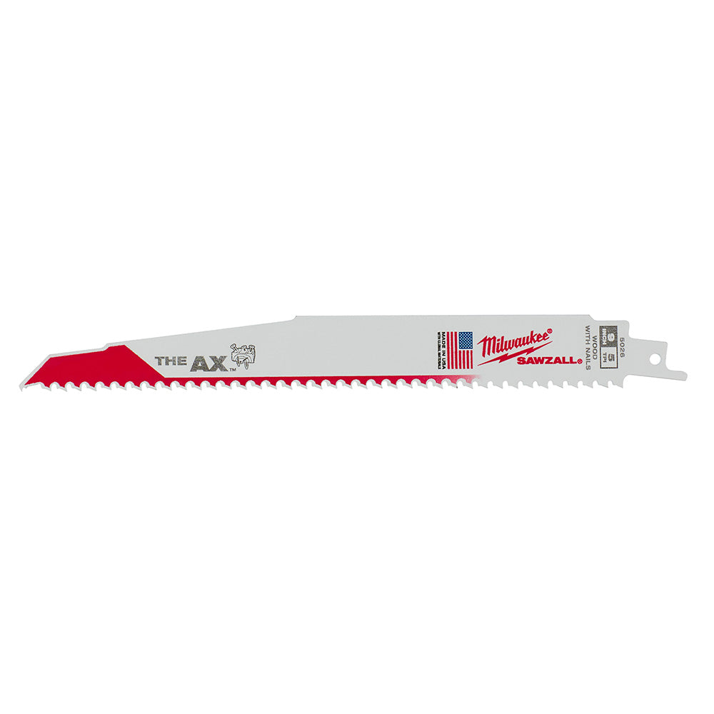 9" 5 TPI AX™ SAWZALL® Blade for Wood with Nails (5 PK)