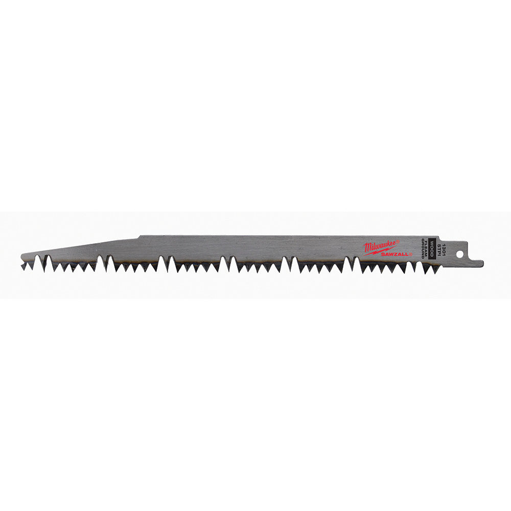 9" 5 TPI Fleam Ground Pruning SAWZALL® Blade for Clean Wood (5 PK)
