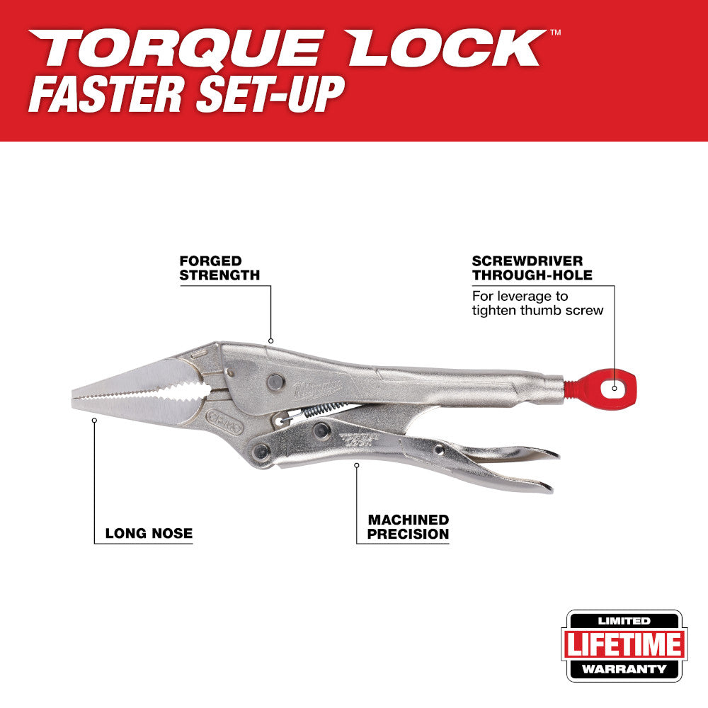 9 in. TORQUE LOCK™ Long Nose Locking Pliers